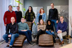 Teamfoto trainees Motiv IT Masters (Atos)