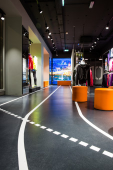 Interieurfotografie The RPA Group RunnersPoint Flagship Store Wenen