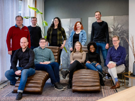 Teamfoto trainees Motiv IT Masters (Atos)