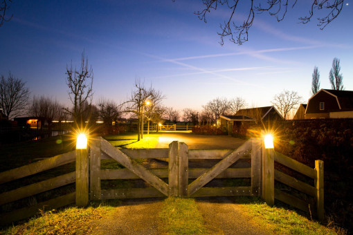 Projectfotografie op locatie Dorlight buitenverlichting